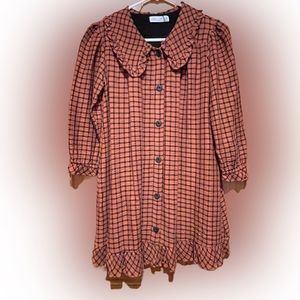 Girls Zara Long Sleeve Pumpkin Patch Dress, Size 10, NWOT